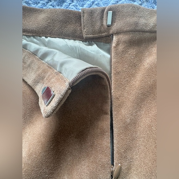NWT Vintage Kors Michael Kors numbered Suede Skirt-needs repair - Picture 6 of 10